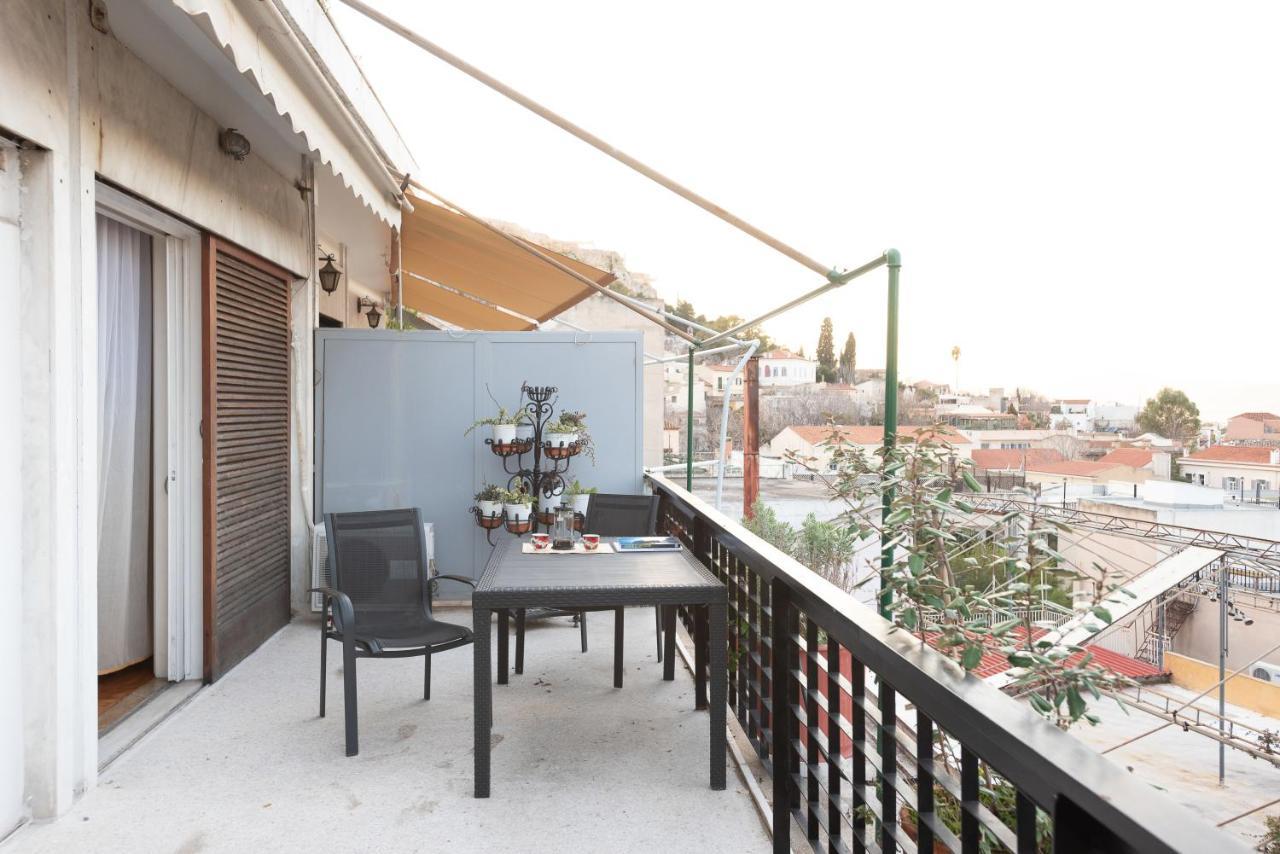So Athens - Charming 1Bd Flat, Large Terrace, Acropolis View Lägenhet Exteriör bild