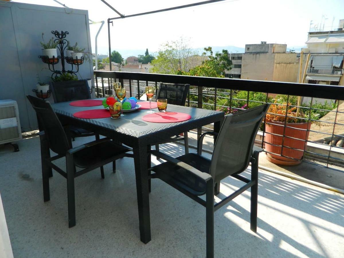 So Athens - Charming 1Bd Flat, Large Terrace, Acropolis View Lägenhet Exteriör bild