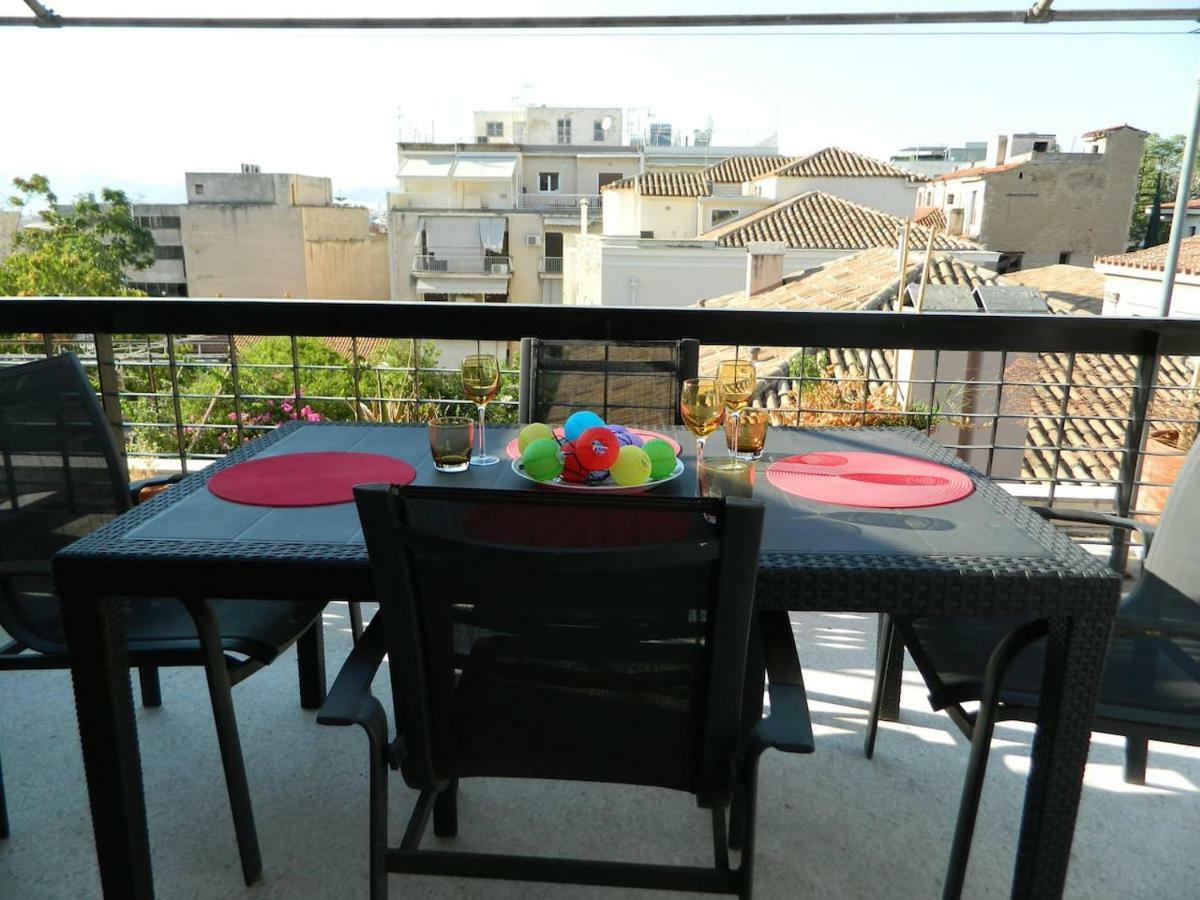 So Athens - Charming 1Bd Flat, Large Terrace, Acropolis View Lägenhet Exteriör bild